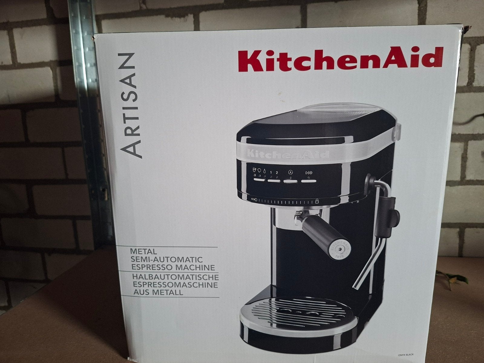 Nieuwe KitchenAid Artisan Espresso Machine, Ophalen of Verzenden, Nieuw, Espresso apparaat, Gemalen koffie