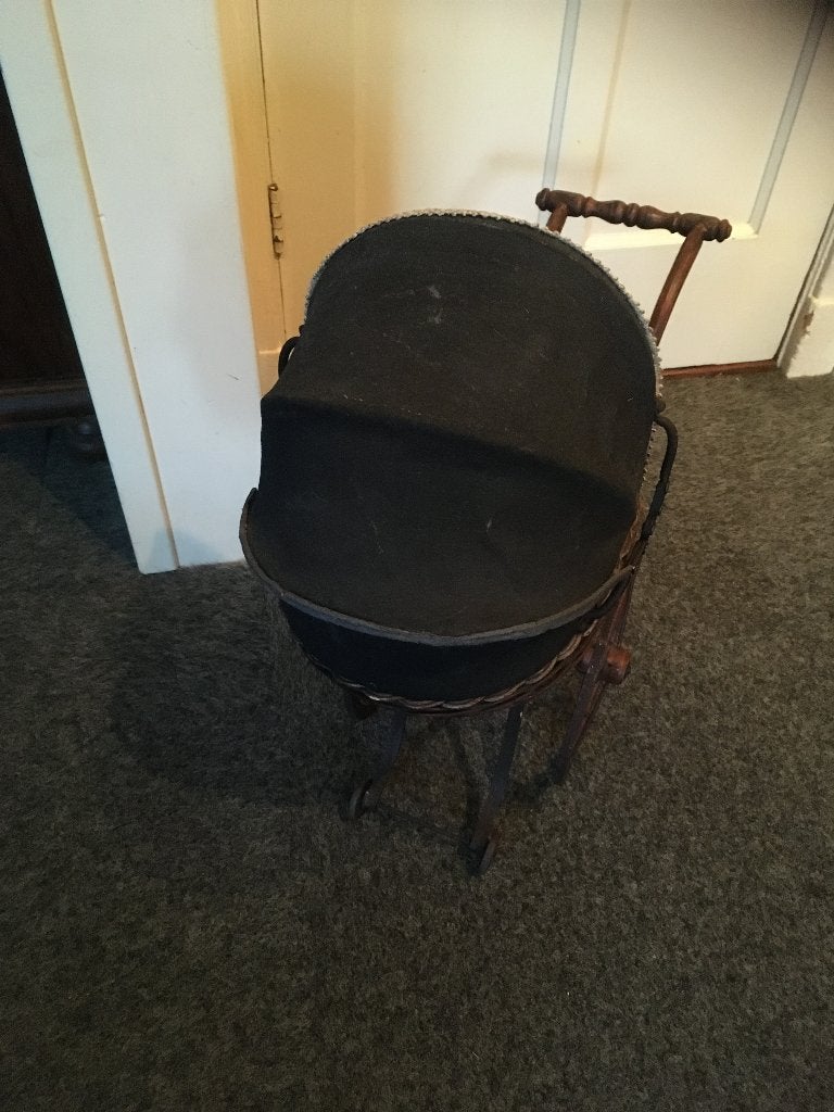 kinderwagen riksja poppenwagen, Ophalen
