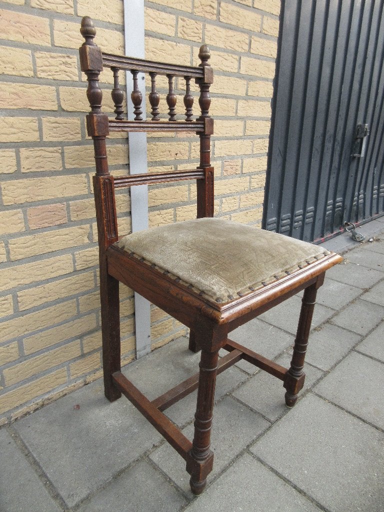 Set van 4 antieke Henri Deux stoelen eetkamerstoelen, Antiek en Kunst, Ophalen