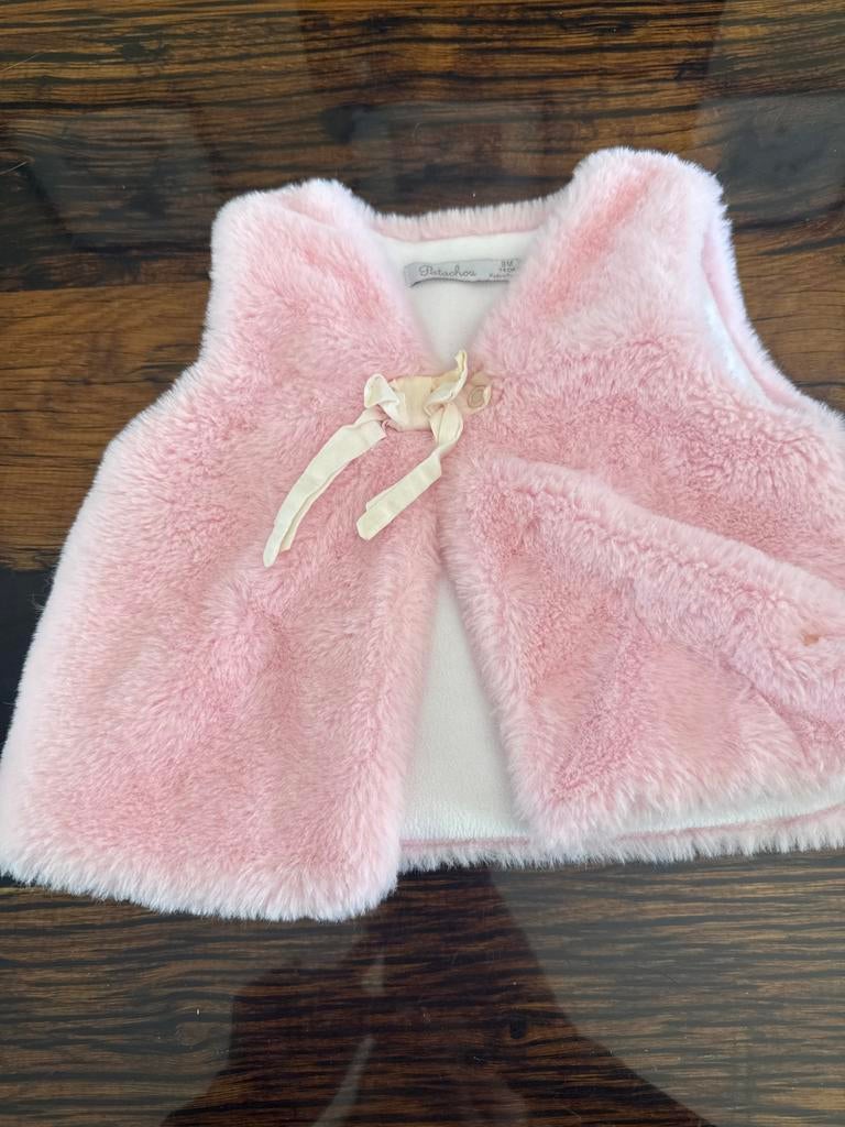 Patashou bodywarmer roze, maat 9 maanden, Ophalen of Verzenden, Zo goed als nieuw