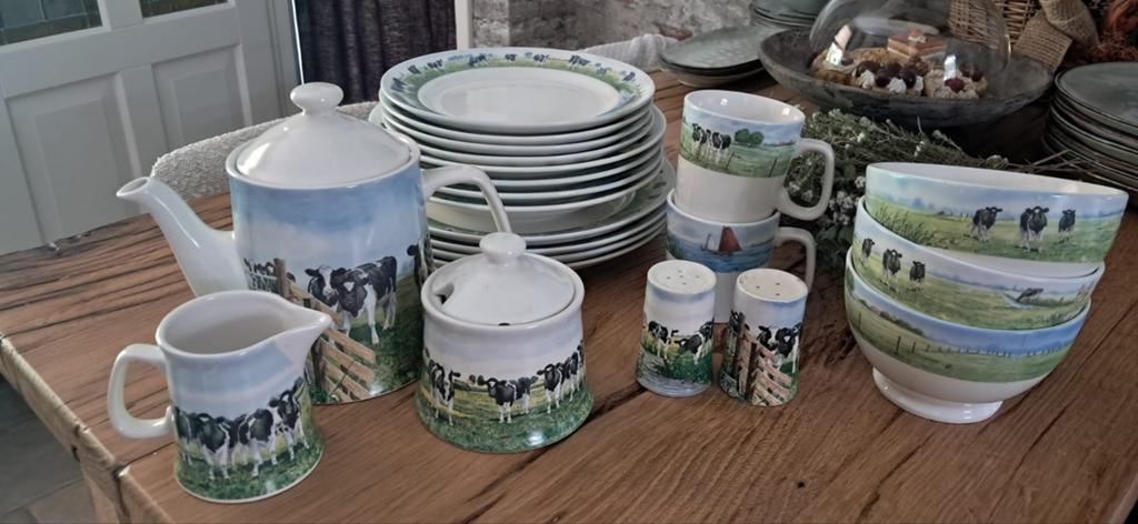 Servies , wiebe van der zee, Huis en Inrichting, Keuken | Servies, Ophalen, Porselein, Overige stijlen