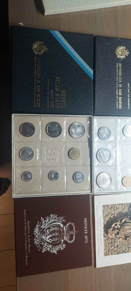 FDC Muntset San Marino 1973-74, Setje, Zilver, San Marino, Overige waardes