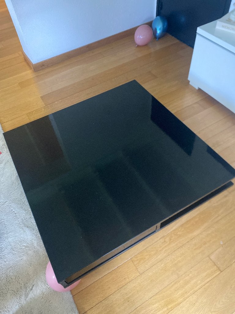 Foto 2 van Salontafel hoogglans zwart met opbergruimte