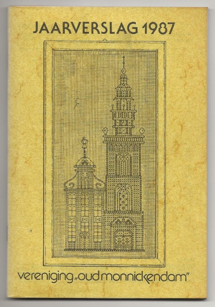 Vereniging Oud Monnickendam - Jaarverslag 1987, Boeken, Geschiedenis | Stad en Regio, Ophalen, Zo goed als nieuw