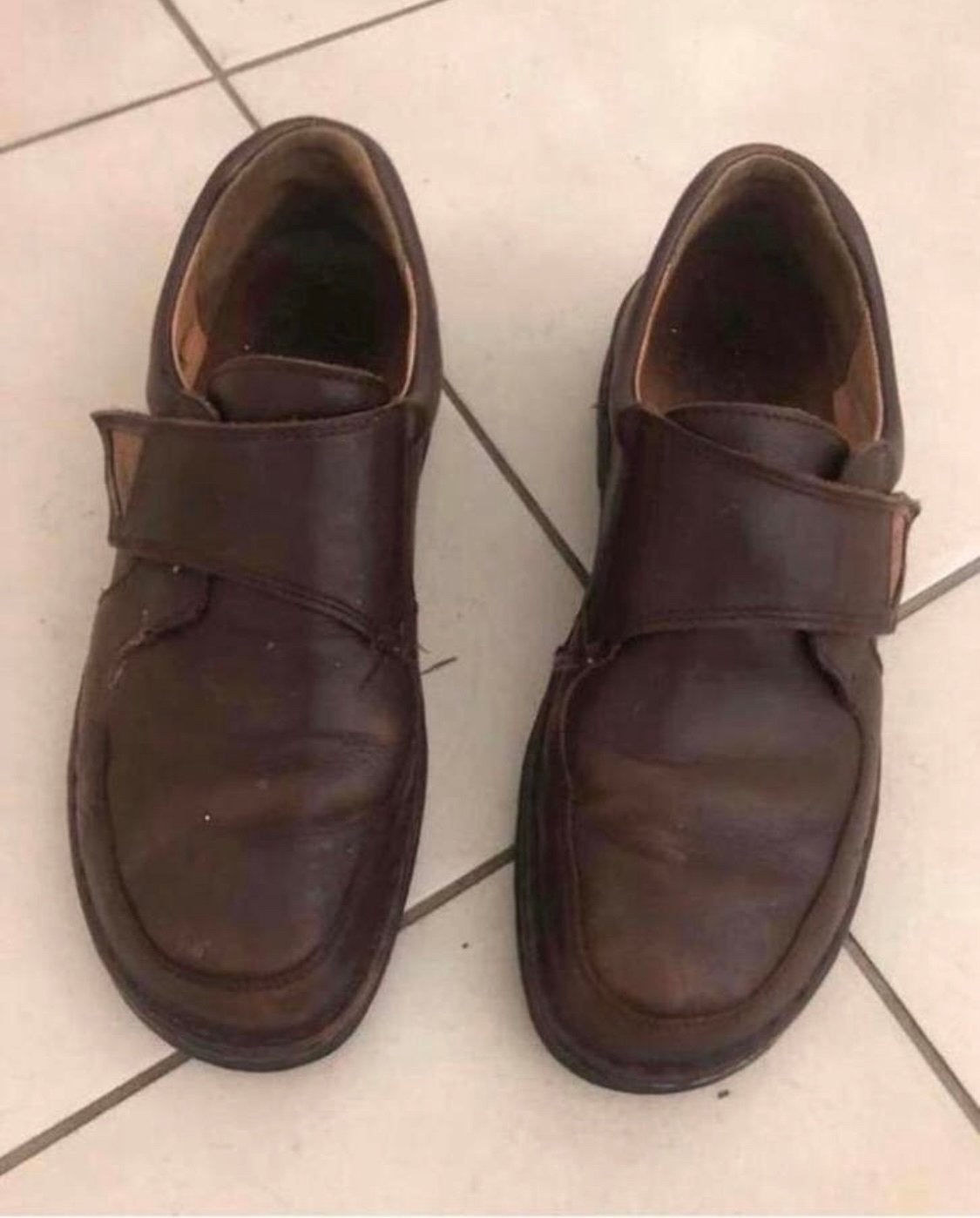 Helvesko  leren herenschoenen, Ophalen of Verzenden, Gedragen, Bruin, Overige typen