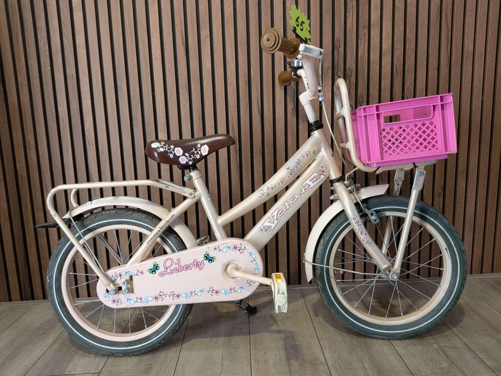 Volare Liberty 16 inch meisjesfiets, Terugtraprem, Gebruikt, Niet ingevuld, Volare