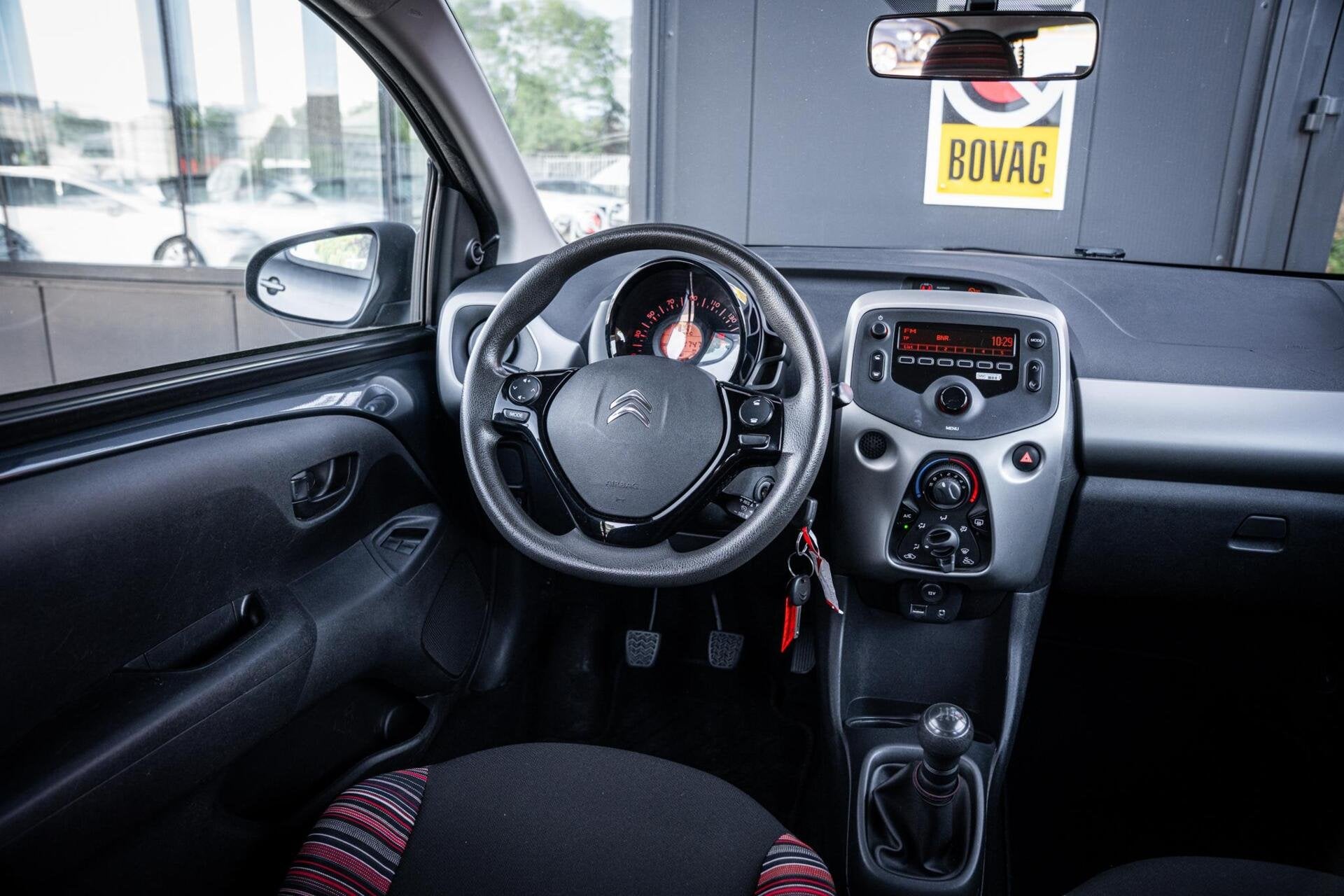 Citroen C1 1.0 e-VTi Feel*AIRCO*5-DEURS*NAP*BLUETOOTH*, Voorwielaandrijving, Gebruikt, Euro 6, Met garantie (alle)