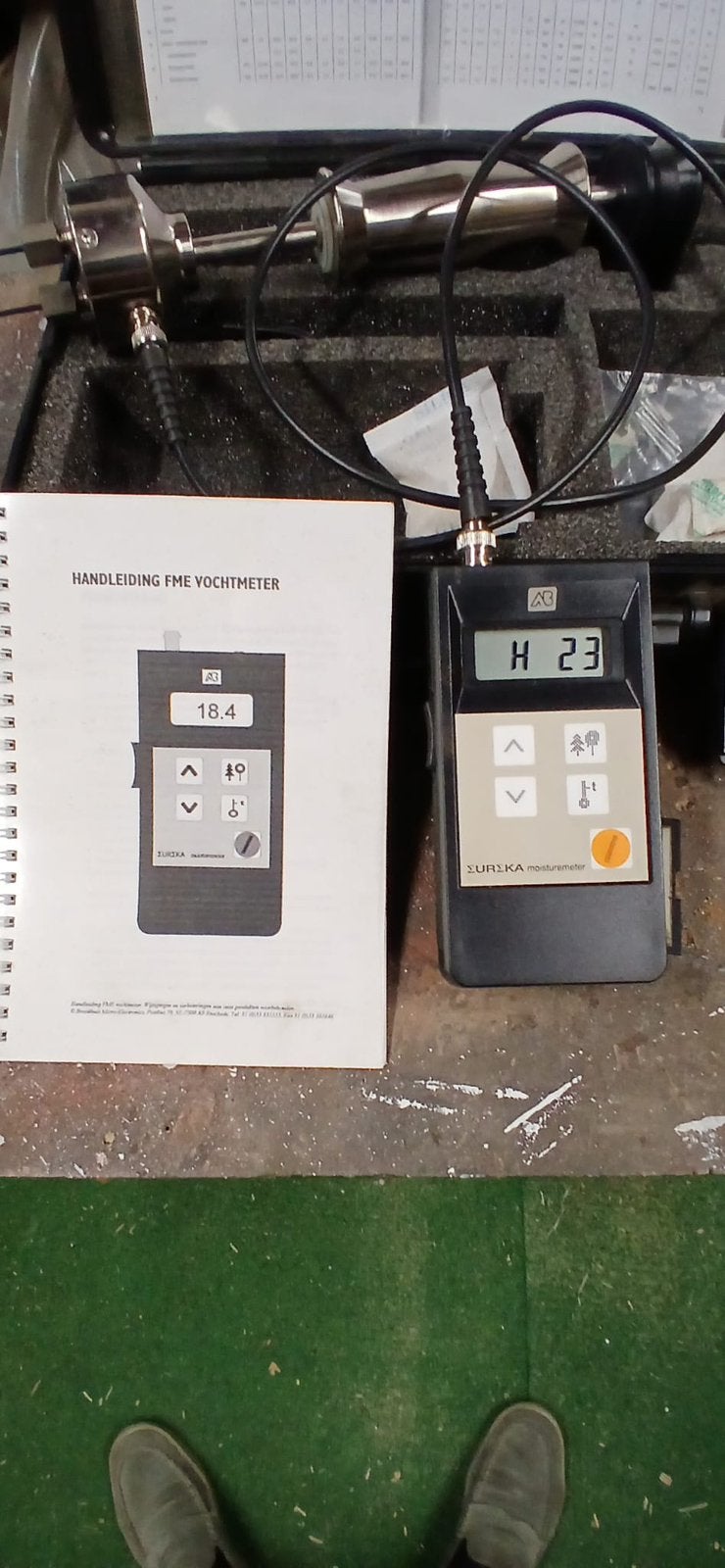 Professionele hout vochtmeter, Ophalen of Verzenden, Zo goed als nieuw