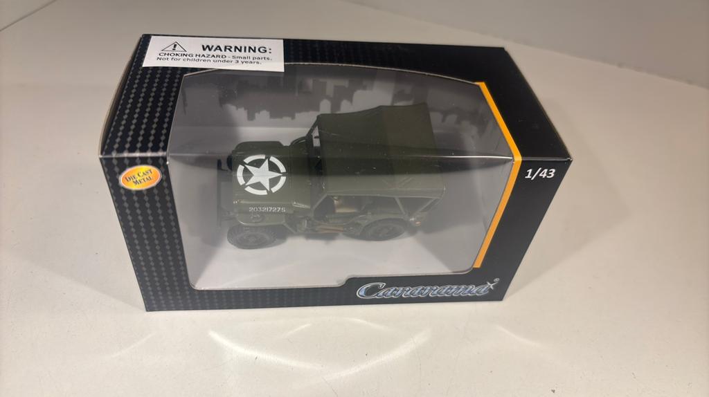 Jeep willys cararama 1.43, Hobby en Vrije tijd, Overige merken, Auto, Ophalen of Verzenden, A