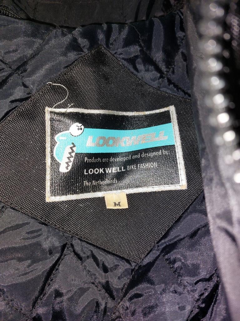 Lookwell Motorjas - Maat M - Zwart, Motoren, Kleding | Motorkleding, Ophalen, Jas | textiel, Heren, Lookwell