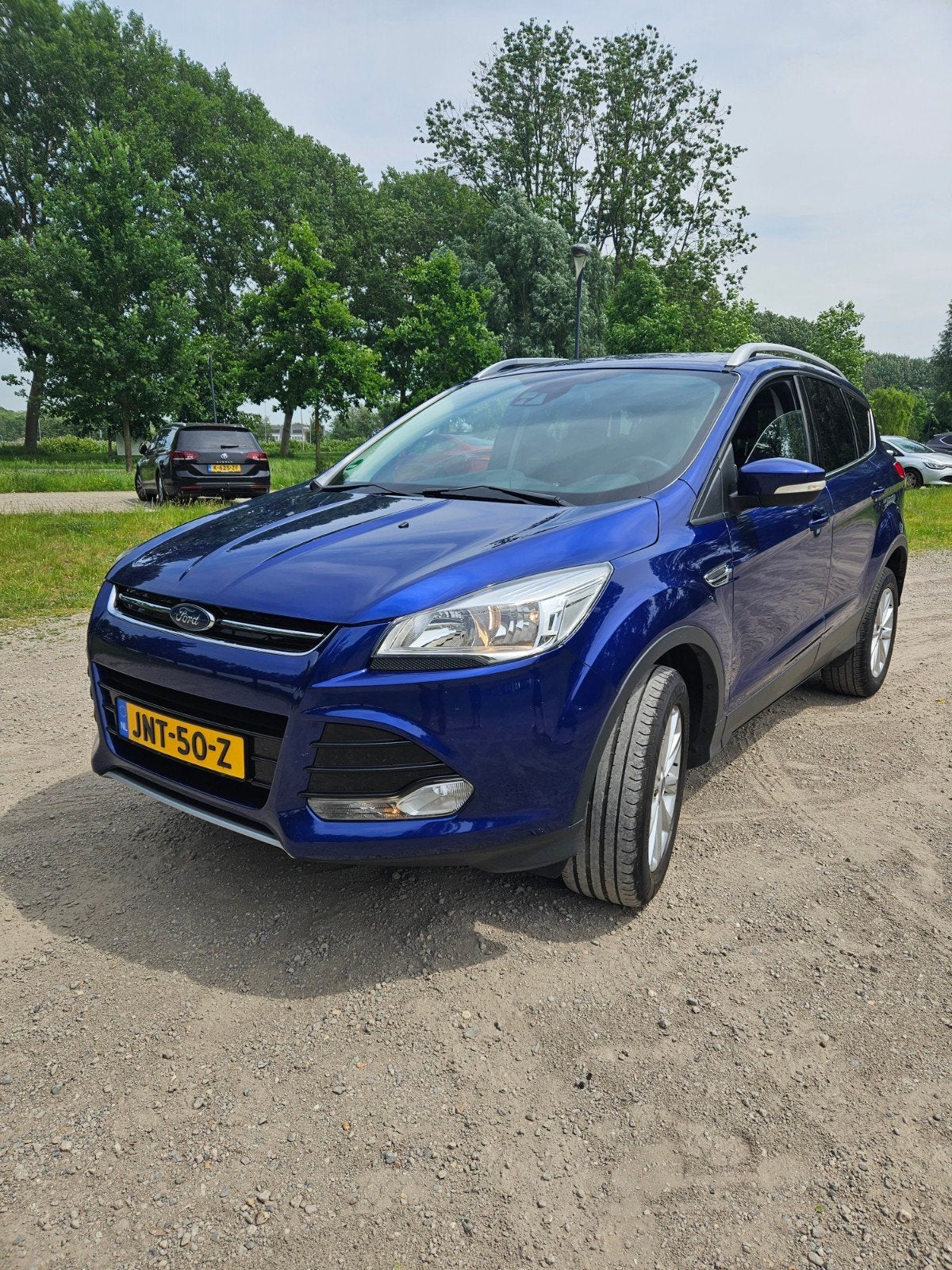 Ford Kuga 1.5 Ecoboost 150pk 2WD 2015 Blauw, Auto's, 1498 cc, 4 cilinders, 2000 kg, Blauw