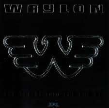 LP Waylon Jennings - Black on black, Ophalen, Gebruikt, 12 inch