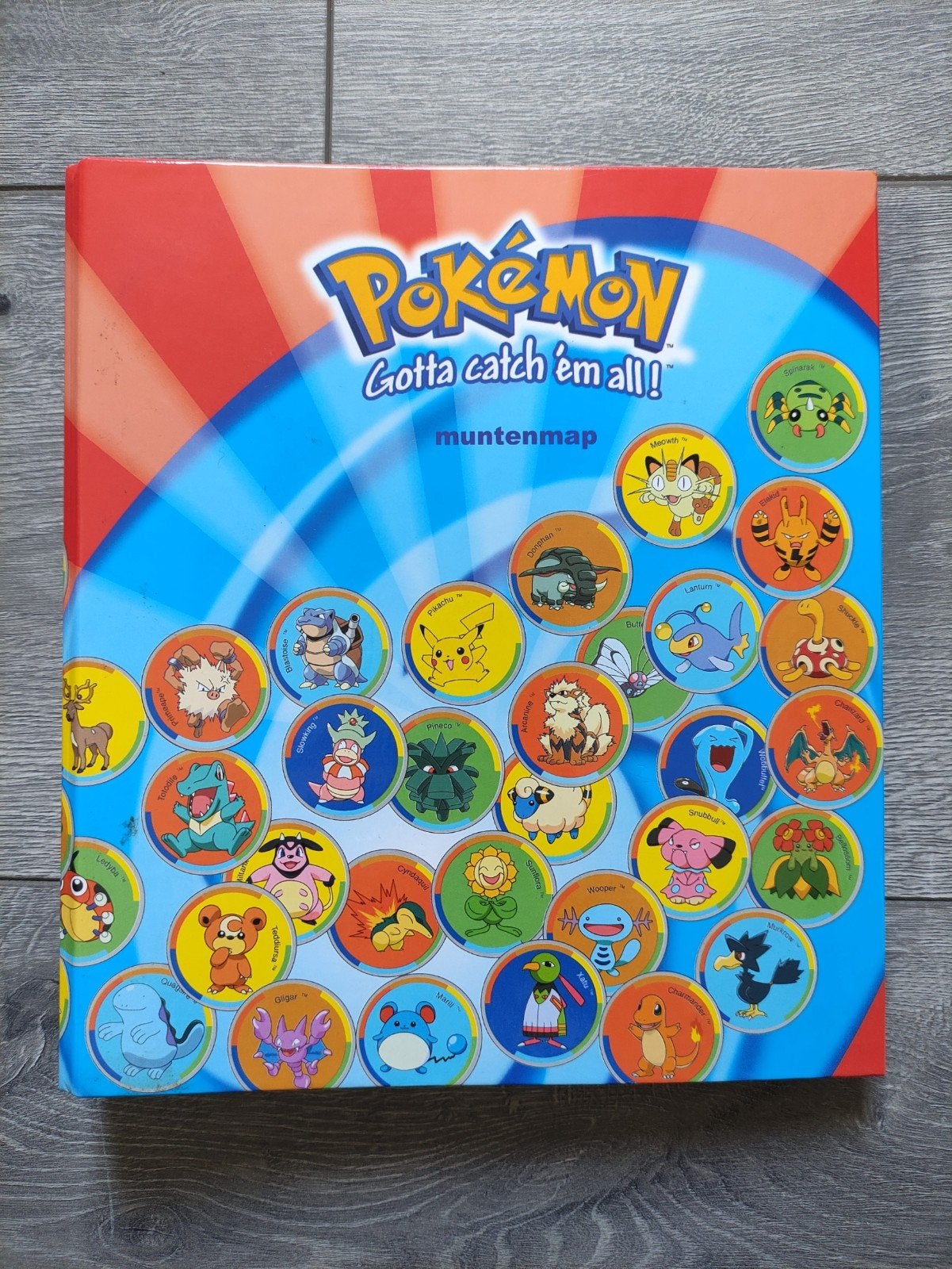 Pokemon muntenmap compleet 2001, Ophalen of Verzenden