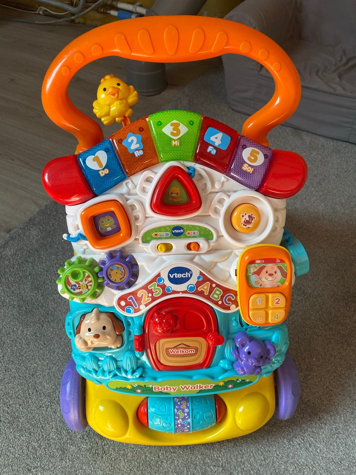 VTech Baby Walker - Interactieve Loopwagen met Geluid, Ophalen, Zo goed als nieuw, Overige typen, Met licht