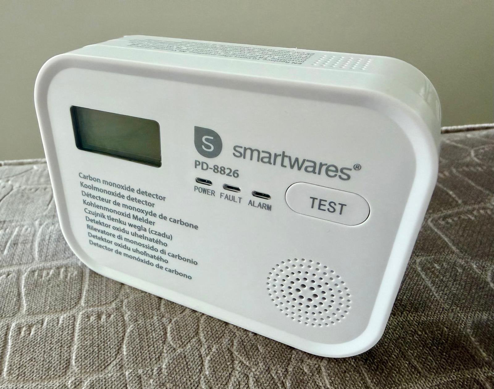 Smartwares Koolmonoxide meter PD 8826, Ophalen, Detector, Sensor of Melder, Nieuw, Overige soorten