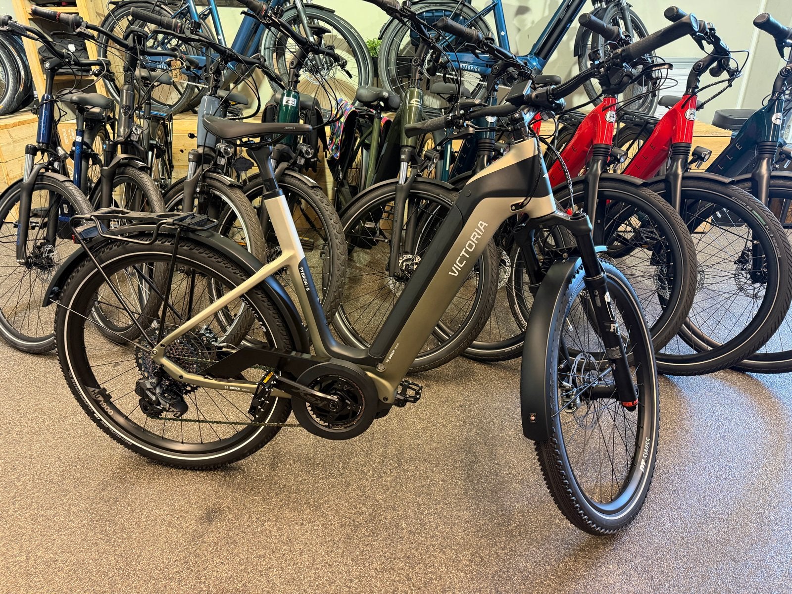 Victoria Fybron 8 Carbon E-bike - Bosch CX, AXS, 750Wh, Nieuw, 50 km per accu of meer, 55 tot 59 cm, Ophalen