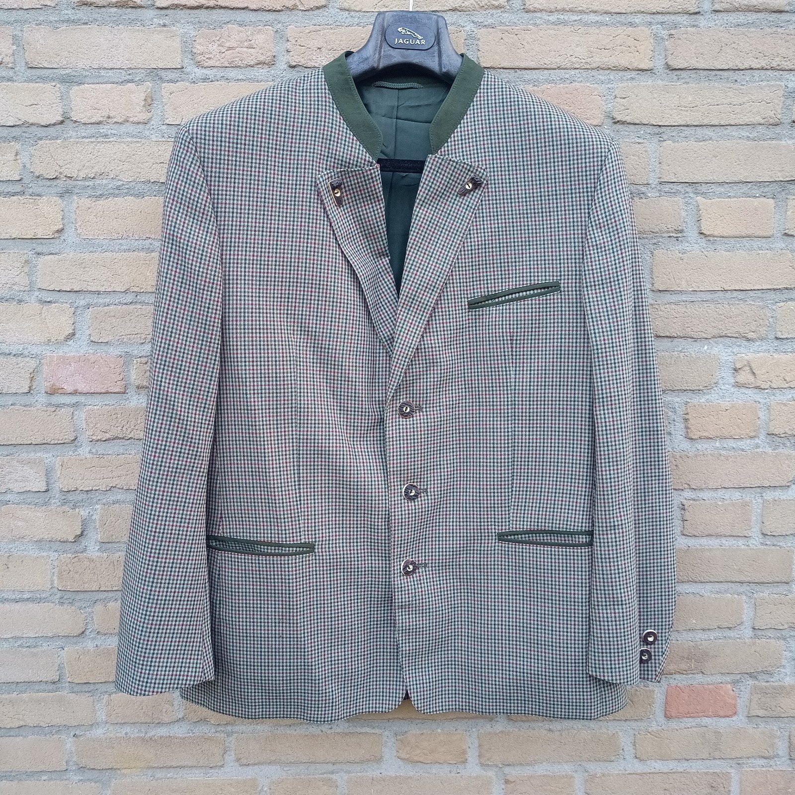 Trachten Janker colbert 54 /27 wol vintage zgan, Maat 52/54 (L), Vintage, Ophalen of Verzenden, Zo goed als nieuw