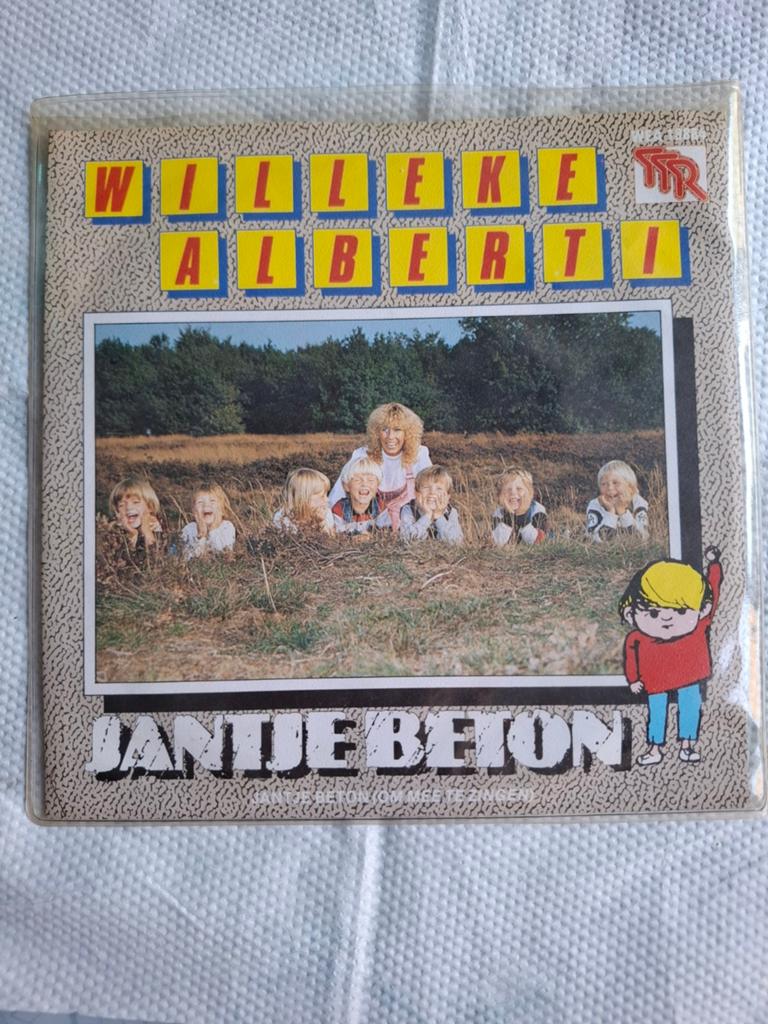 Willeke Alberti - Jantje Beton Single (1980), Gebruikt, Fotohoes, 7 inch, Ophalen of Verzenden