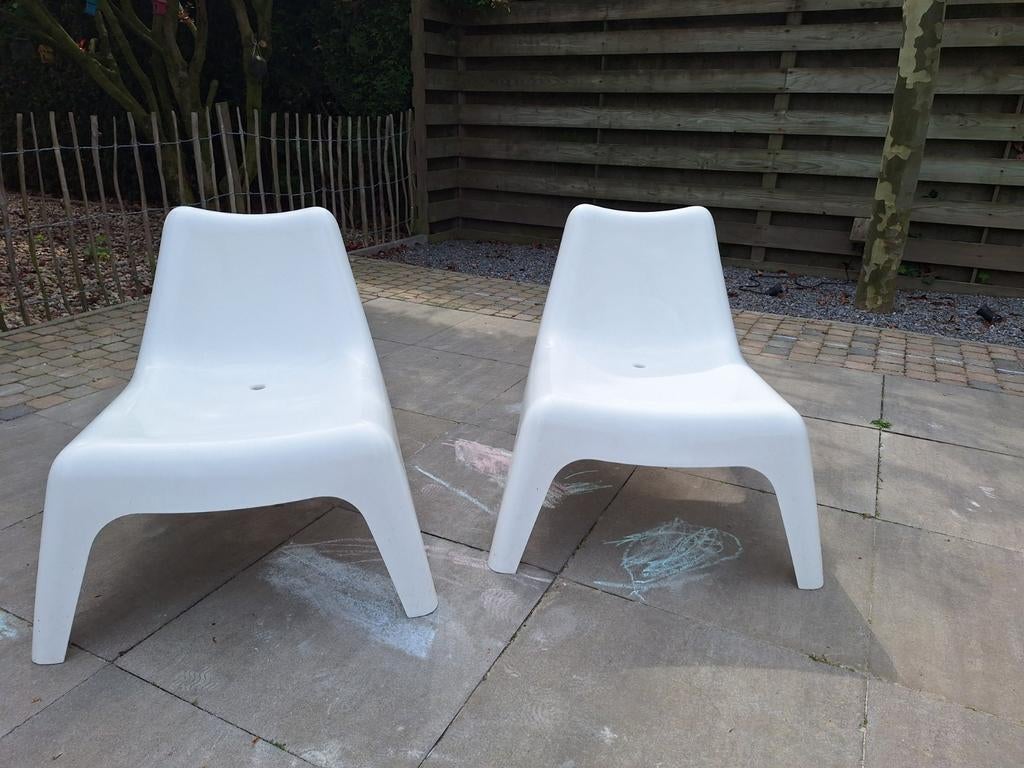 2 Ikea PS Vågö stoelen (volwassen), Ophalen, Gebruikt, Kunststof, Stapelbaar