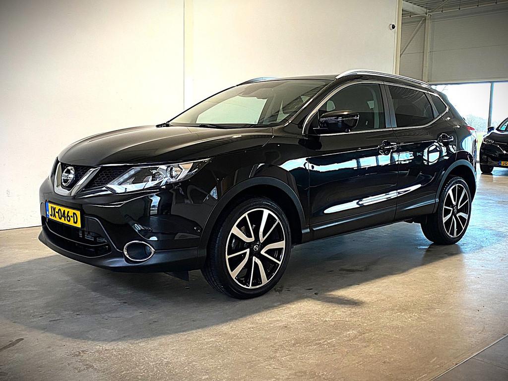 Nissan Qashqai 1.2 Tekna Automaat 92dkm NL-auto, Gebruikt, 4 cilinders, 116 pk, Zwart