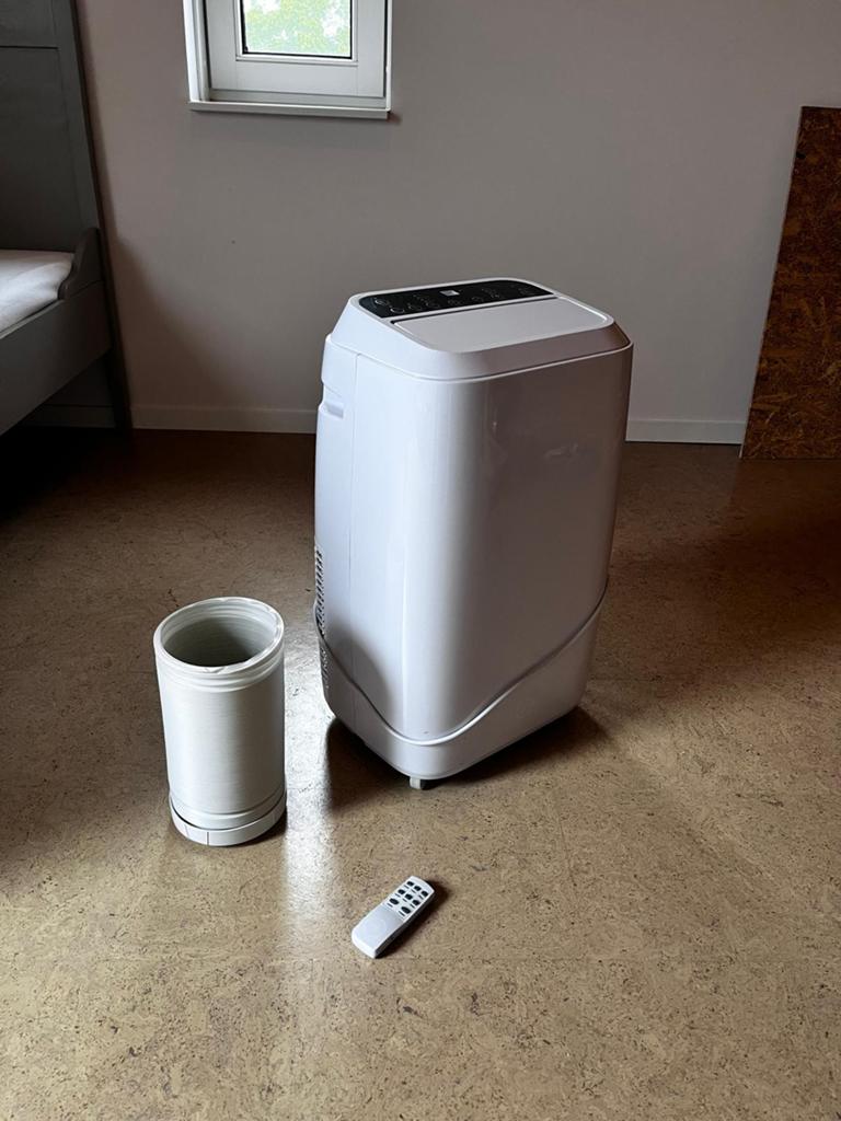 BlueBuilt AC14010 Mobiele Airco met Afstandsbediening, Witgoed en Apparatuur, Airco's, Ophalen, Minder dan 60 m³, 3 snelheden of meer