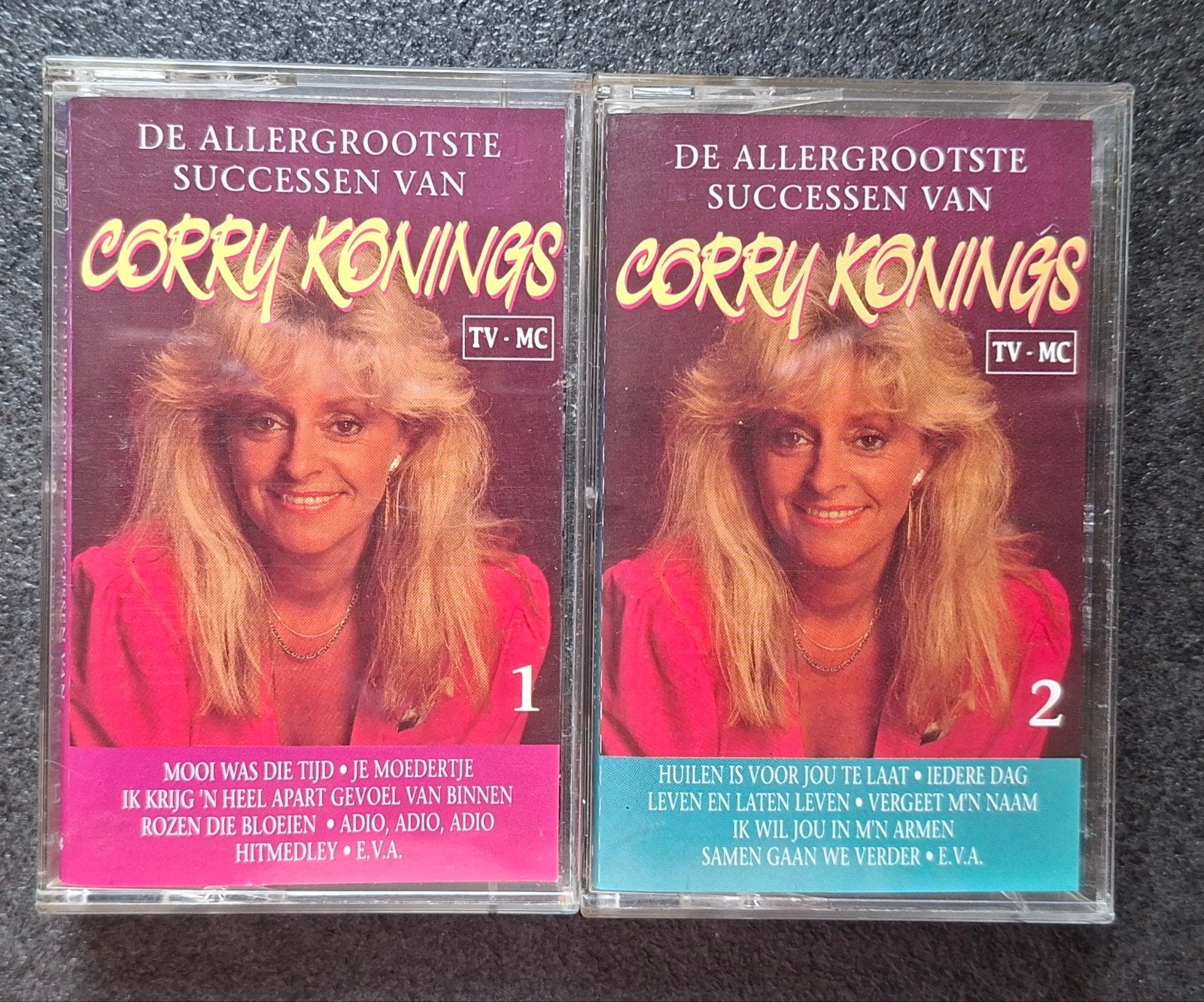 2 Cassettebandjes De Allergrootste successen Corry Konings, Cd's en Dvd's, Cassettebandjes, Gebruikt, 1 bandje, Ophalen of Verzenden