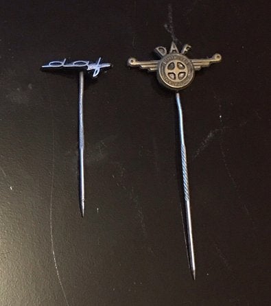 Vintage daf speldjes, Ophalen of Verzenden, Gebruikt