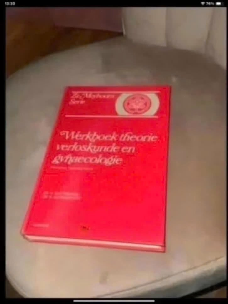 Werkboek theorie verloskunde en gynaecologie, Beta, Onbekend, Gelezen, HBO