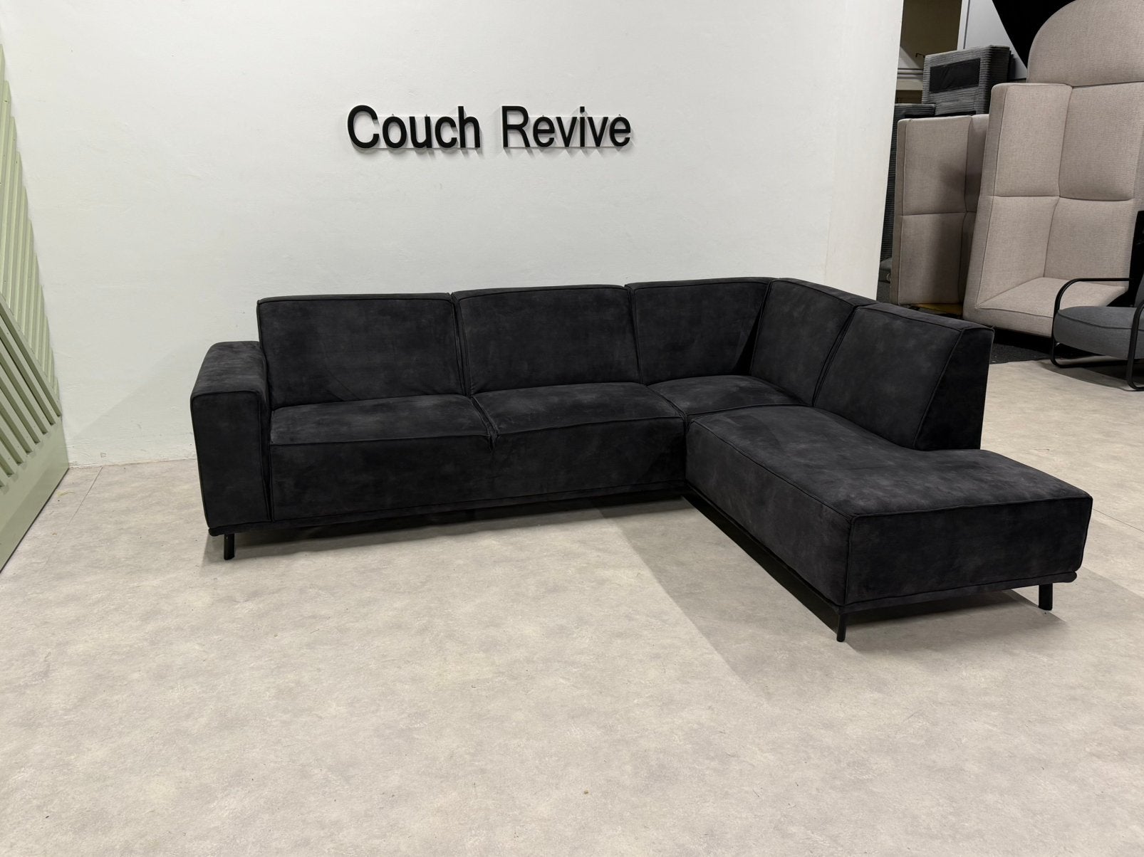 Velvet Hoekbank 270-205 | Refurbished Gratis levering, Huis en Inrichting, Info@couchrevive.nl, -, Couch Revive, Ophalen of Verzenden