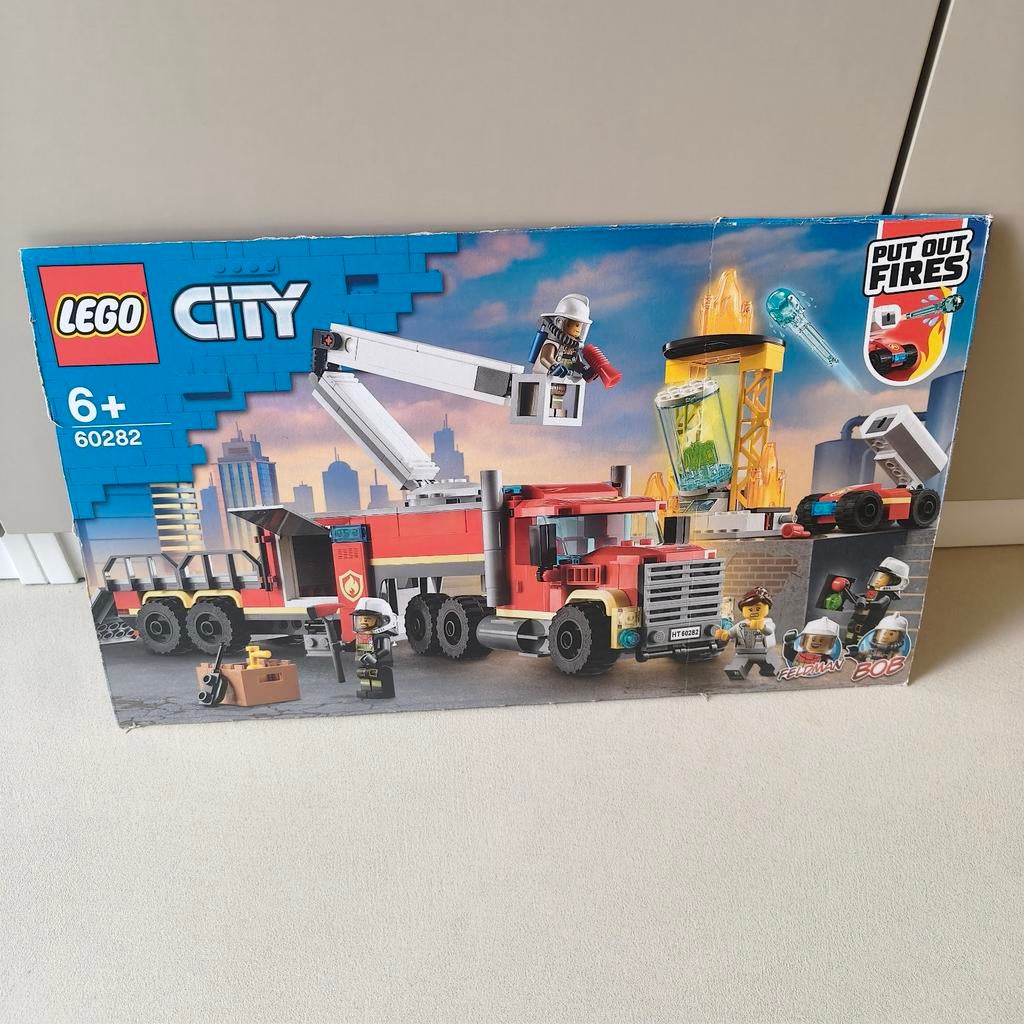 LEGO City 60282 Brandweer Commando-eenheid, City, Lego, Compleet, Ophalen of Verzenden