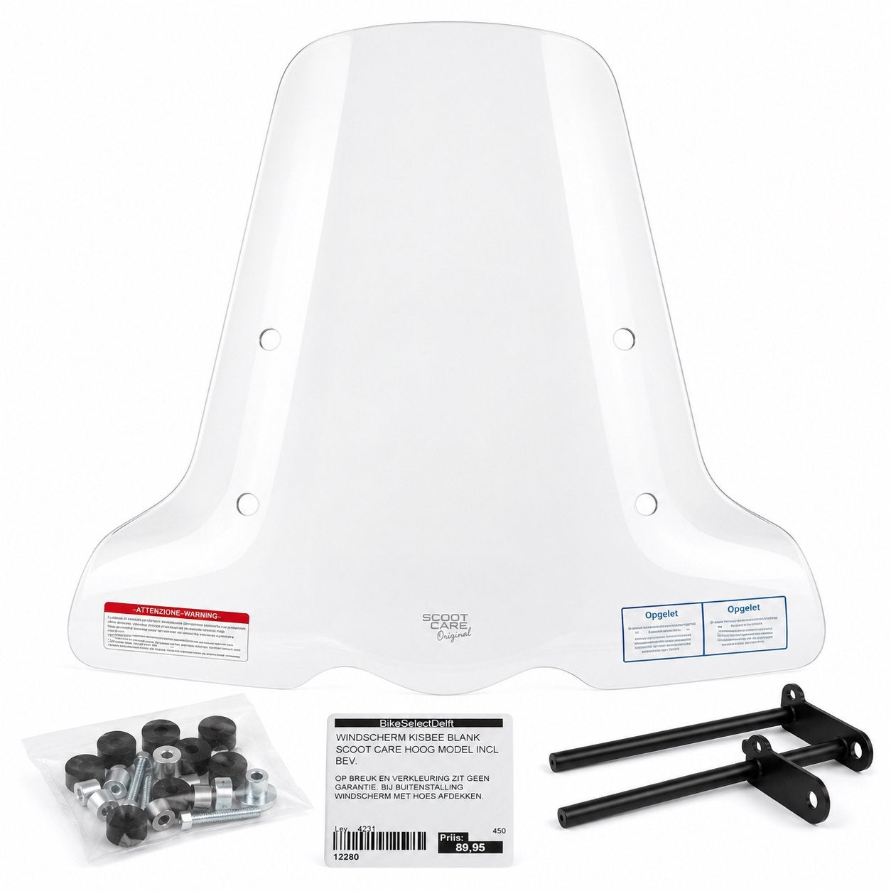 Peugeot Kisbee Windscherm Hoog Helder Bevestigingsset Nieuw, Verzenden, ., ., .