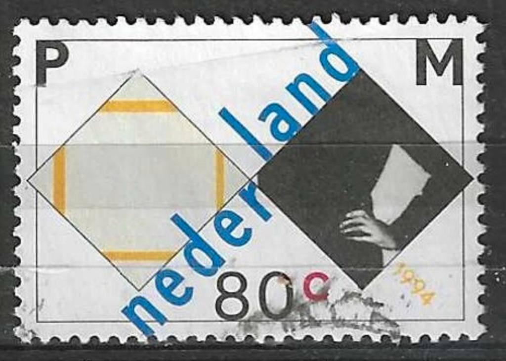 Nederland 1994 - Yvert 1463 - Pieter Cornelis Mondriaan (ST), Verzenden, Gestempeld