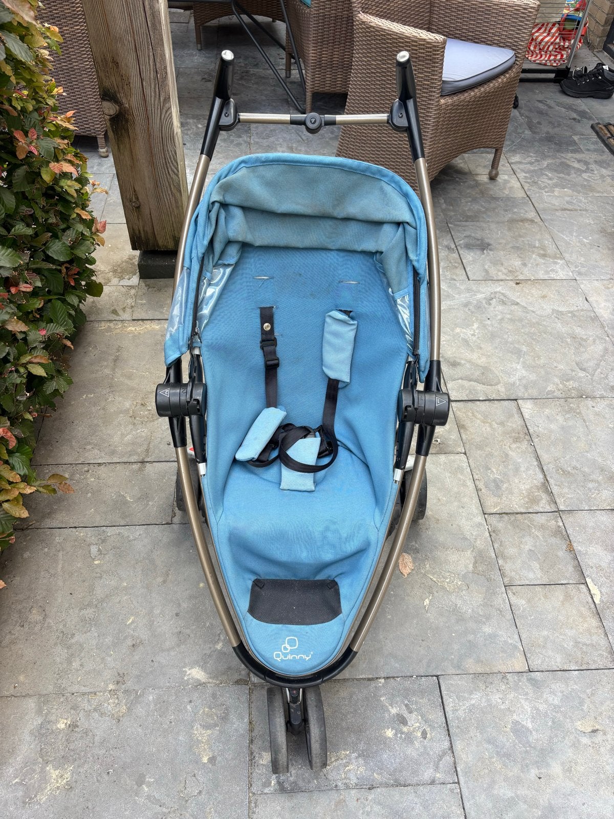 Quinny Zapp Flex Plus Buggy - Blauw, Ophalen of Verzenden, Gebruikt, Kinderwagen, Quinny