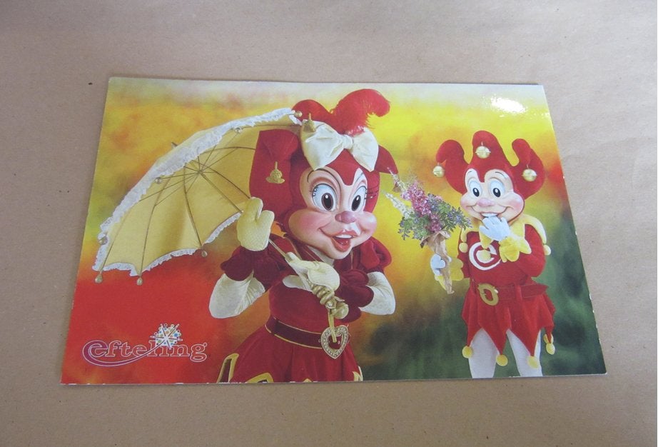 Efteling ansichtkaart Pardoes en Pardijntje, Verzamelen, Verzenden, Zo goed als nieuw, Overige typen