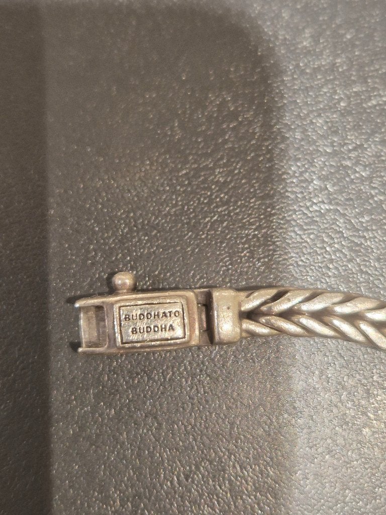 Budha to budha armband, Ophalen of Verzenden, Gebruikt, Zilver, Zilver