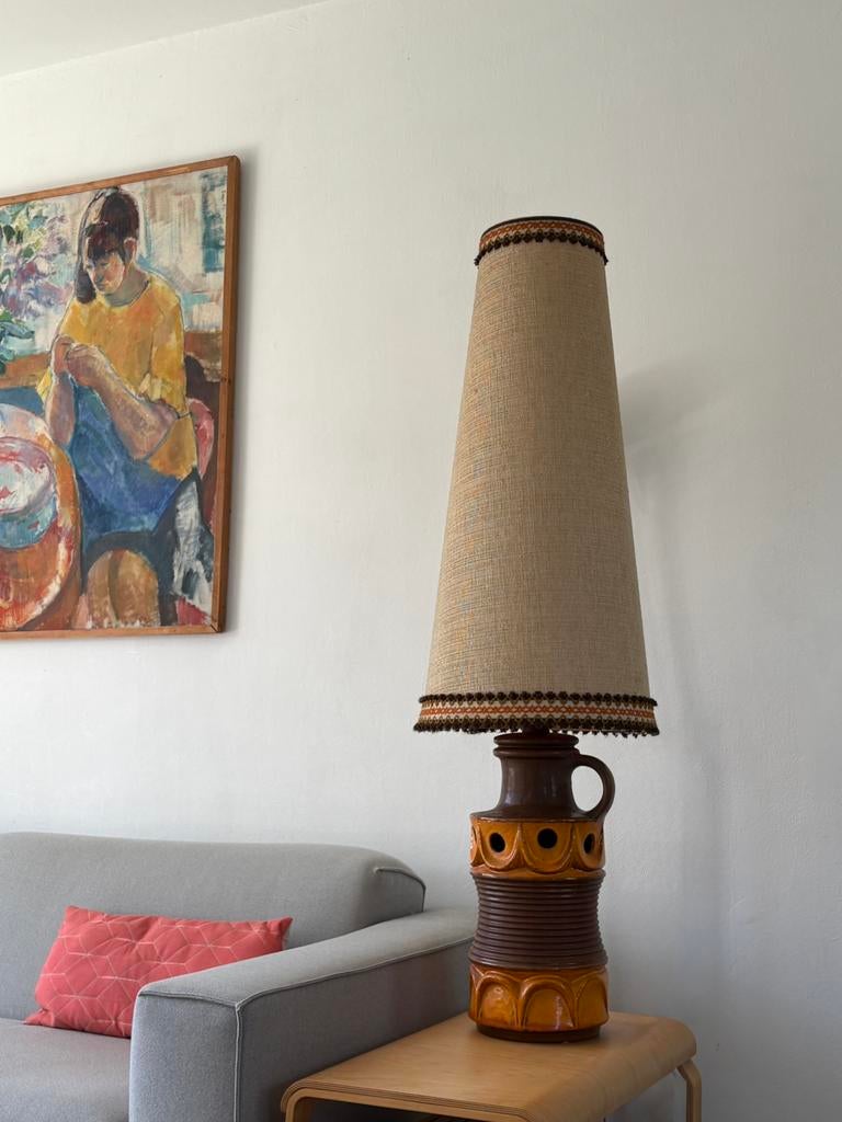 Vintage lamp, Ophalen, Gebruikt, Vintage, 75 cm of meer