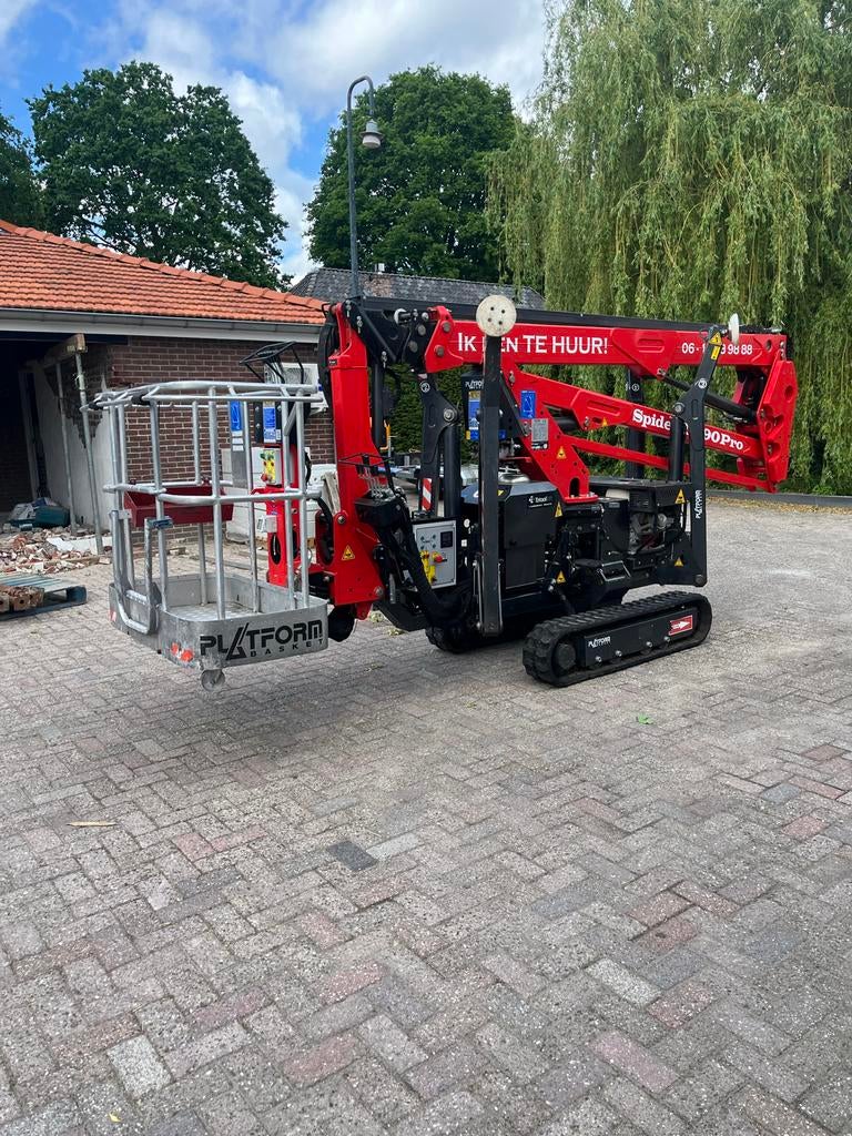 Compacte Spinhoogwerker hoogwerker - Spider 18.90 Pro, Ophalen of Verzenden