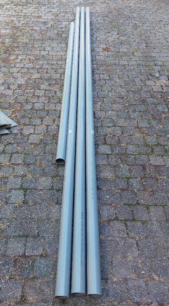 PVC Buis grijs martens 70 mm, Ophalen, Pvc, 2 tot 4 meter, 60 tot 80 mm
