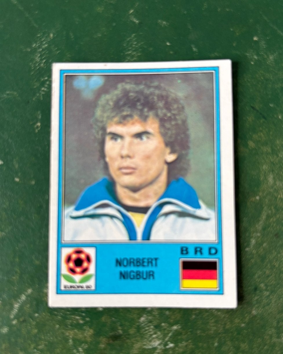 Panini plaatje Norbert Nigbur Duitsland Euro 80, Ophalen of Verzenden