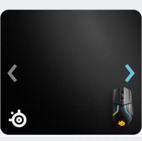 ZGAN! Muismat steelseries Qck heavy zwart 450x400x6mm €15,99, Computers en Software, Ophalen of Verzenden, Zo goed als nieuw, SteelSeries