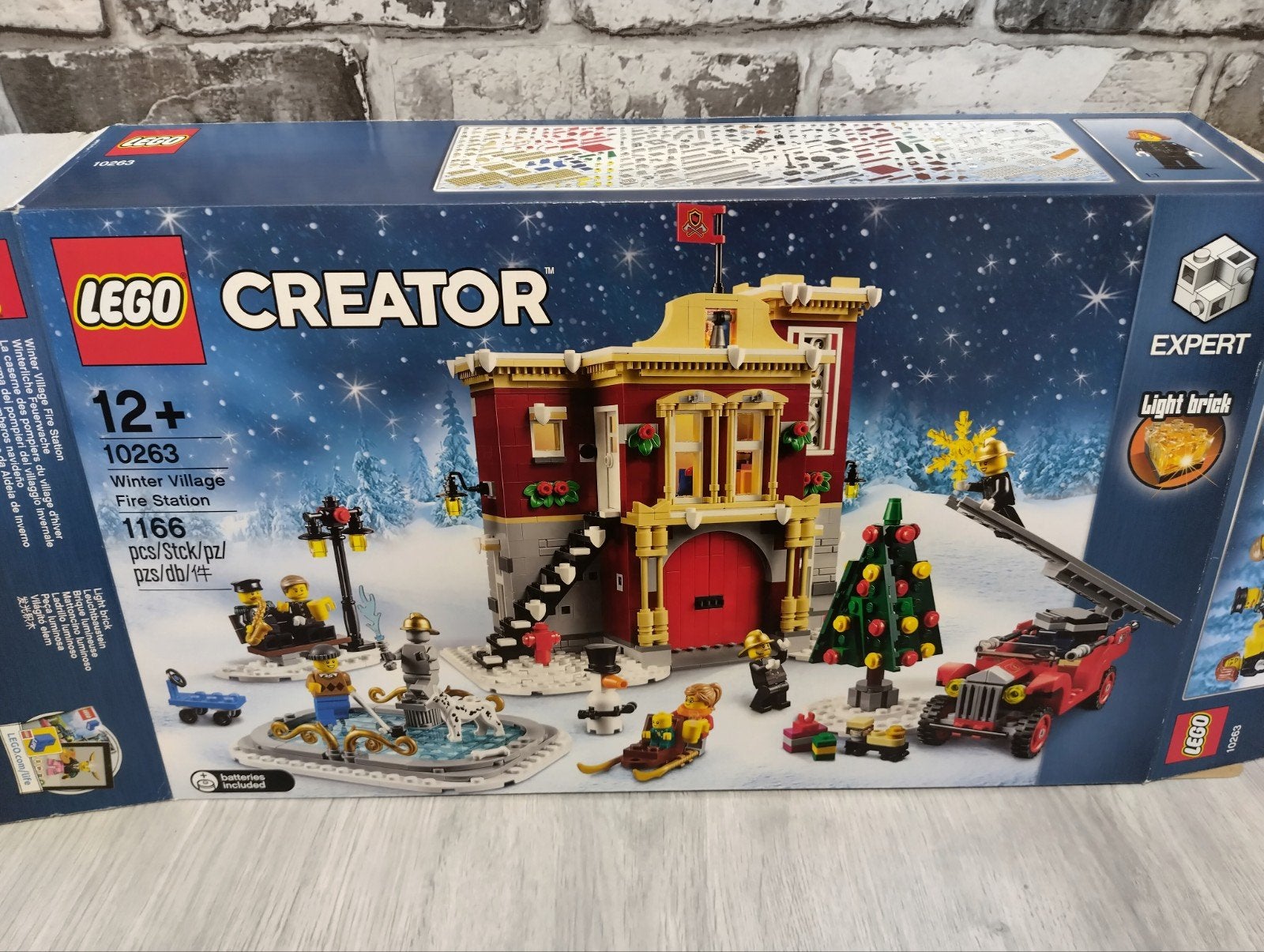 Lego 10263 Winter Village fire station, Ophalen, Zo goed als nieuw