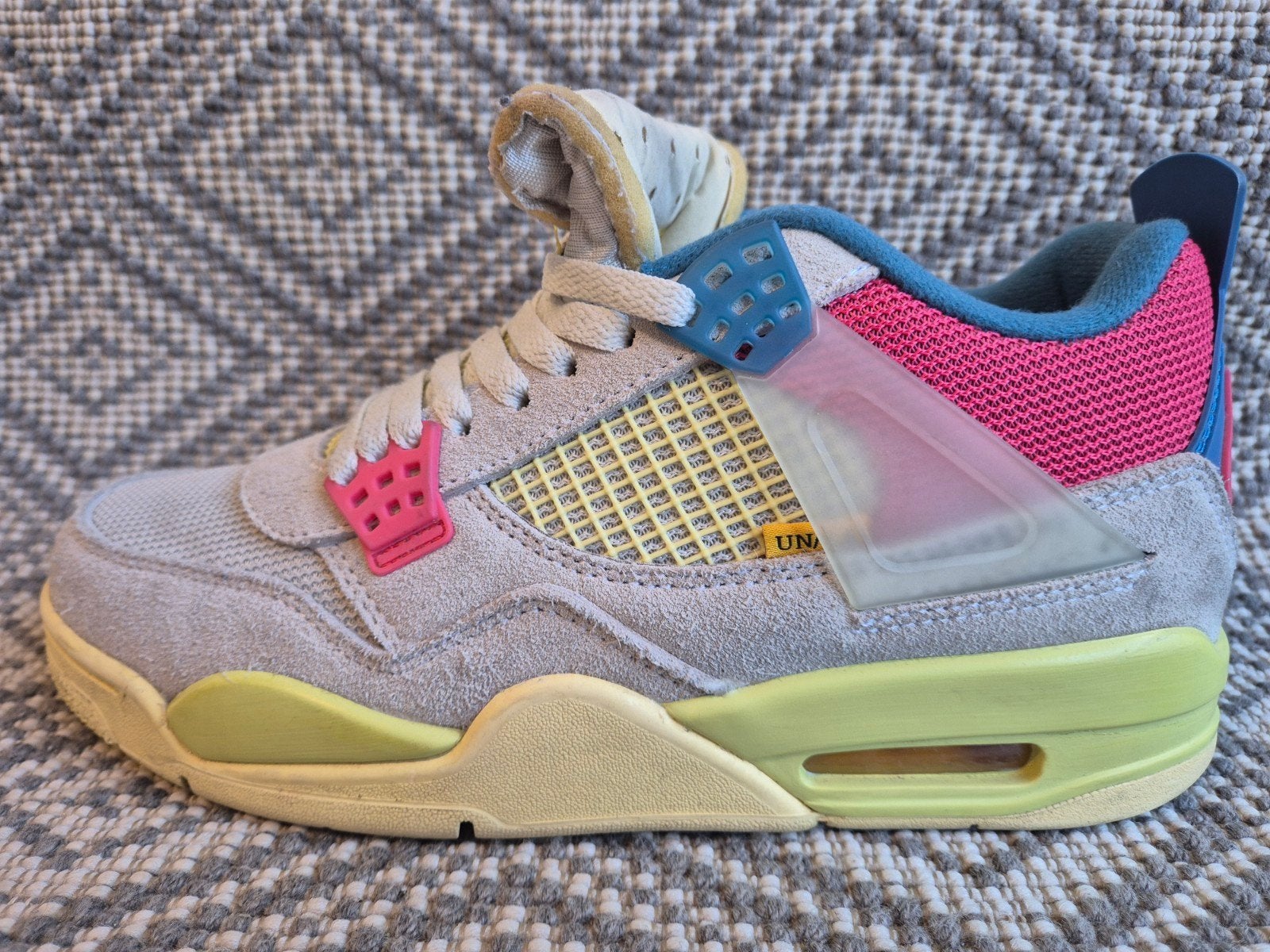 Nike Air Jordan 4 Retro Union Guava Ice 43, Overige kleuren, Ophalen of Verzenden, Nike Air Jordan, Sneakers of Gympen