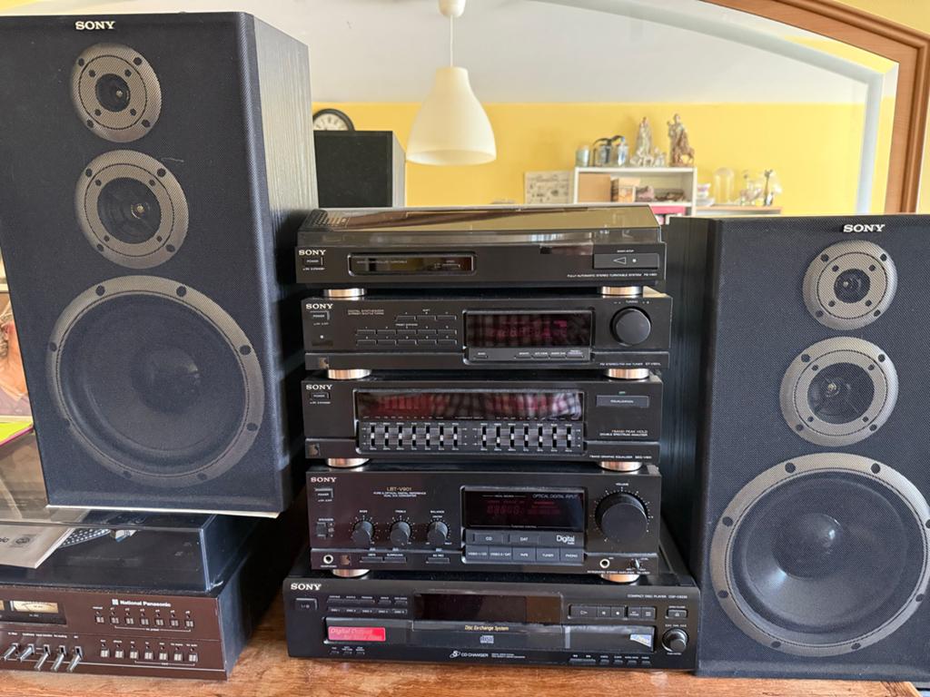 Sony Hifi Set met Speakers en Diverse Componenten, Zo goed als nieuw, Sony, Cd-speler, Losse componenten