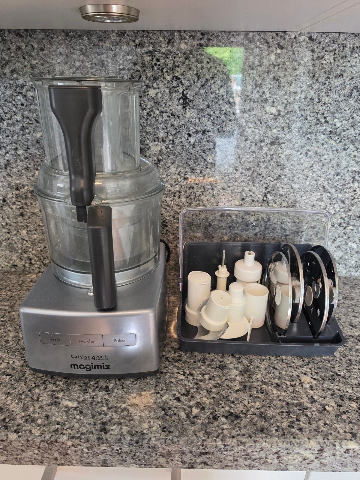 Magimix Cuisine Systeme 4200XL, Gebruikt, Ophalen of Verzenden, Vaatwasserbestendig, 3 snelheden of meer