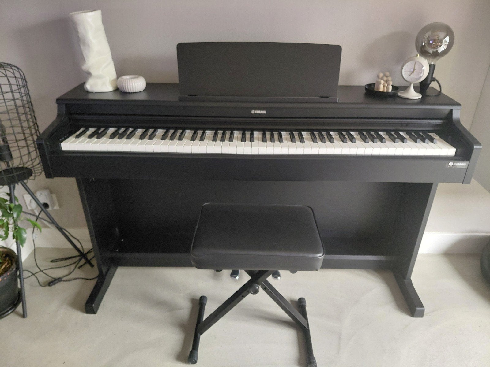 Yamaha digitale piano zo goed als nieuw!, Ophalen, Zwart, Digitaal, Zo goed als nieuw