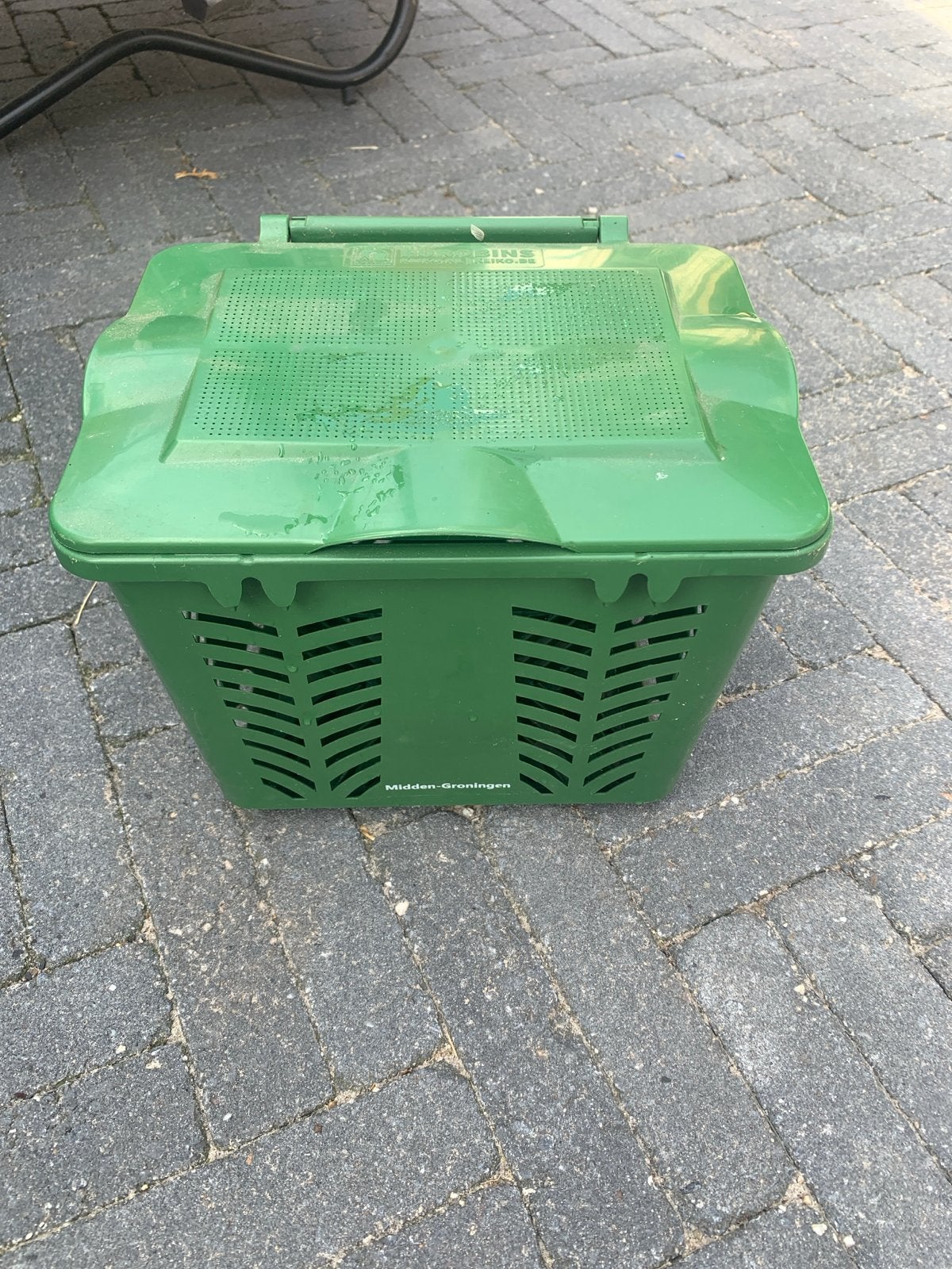 Groene Eurobins GFT-bakje - Hoogte 20 cm, Lengte 25 cm, Huis en Inrichting, Ophalen, Kunststof, Gebruikt, Minder dan 10 liter