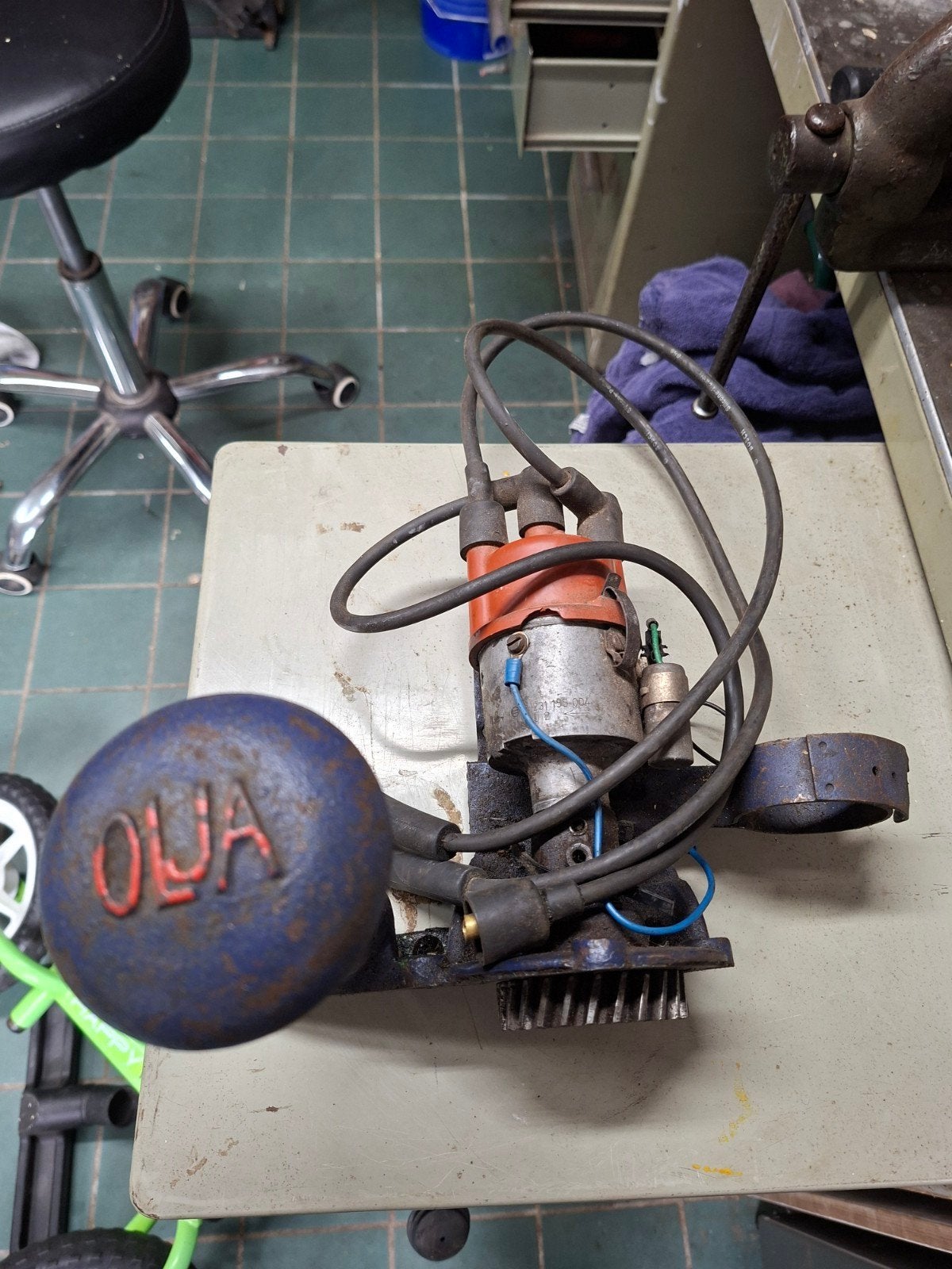 Elektrische ontsteking voor Albin O-2 motor, Watersport en Boten, Bootonderdelen, Ophalen of Verzenden, Gebruikt, Motor en Techniek