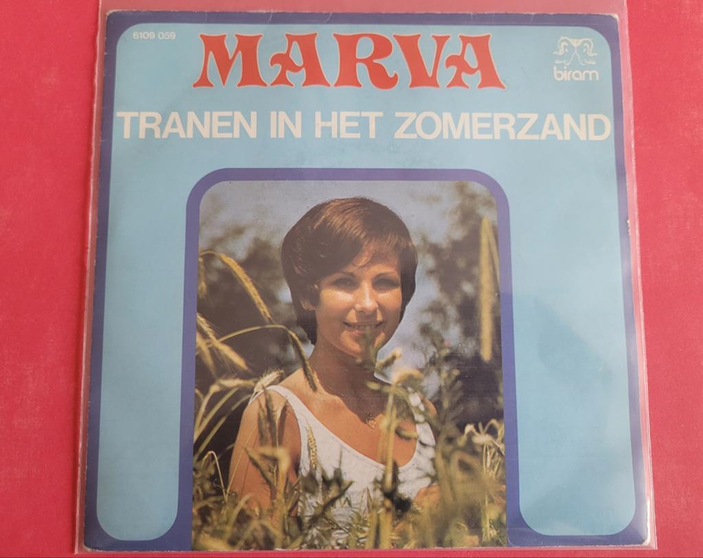 Marva - Tranen in het zomerband., Ophalen, Zo goed als nieuw, Overige formaten, Levenslied of Smartlap