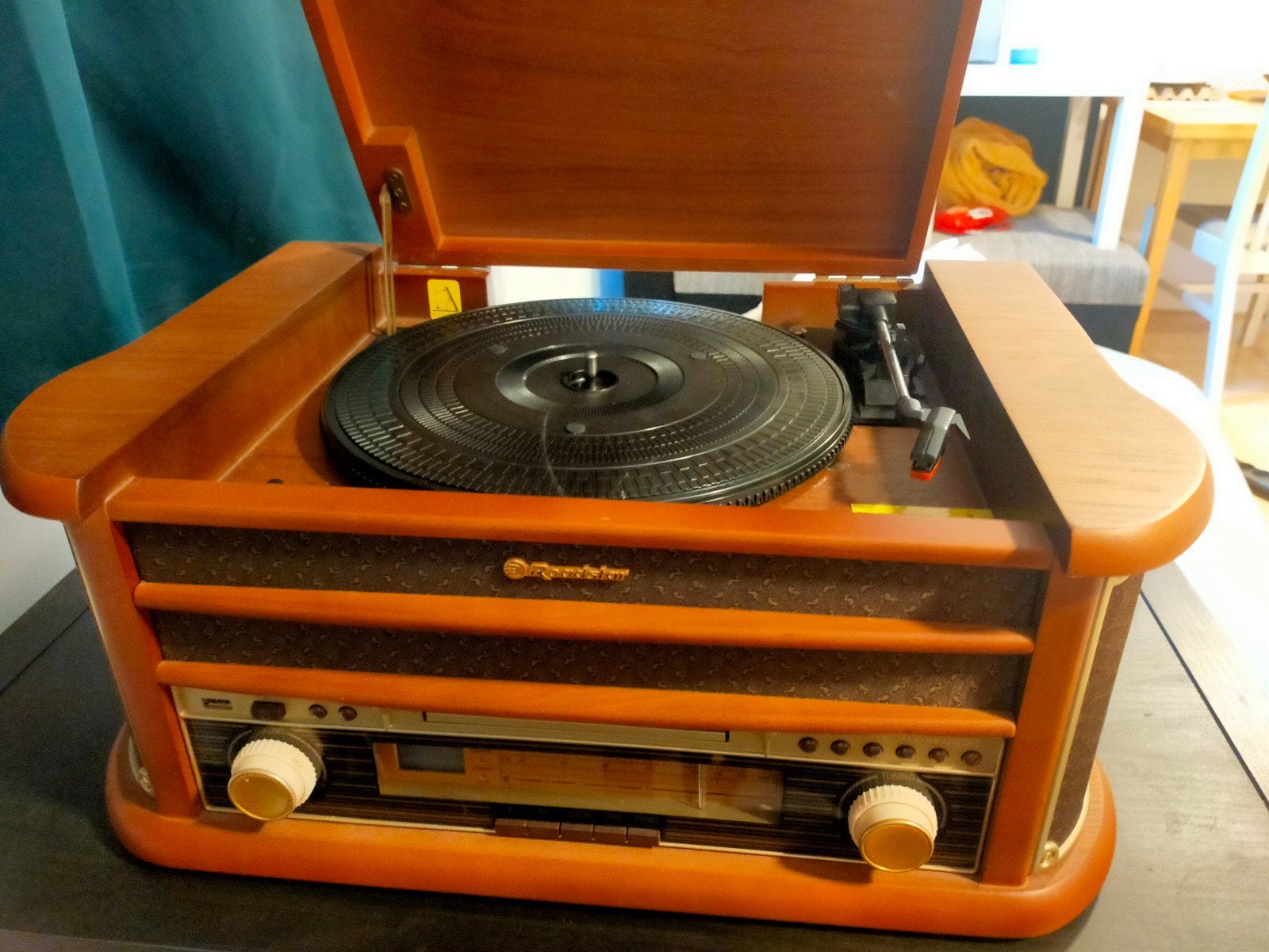 Roadstar HIF-2020BT Houten Home Hi-Fi Systeem met Bluetooth, Ophalen of Verzenden