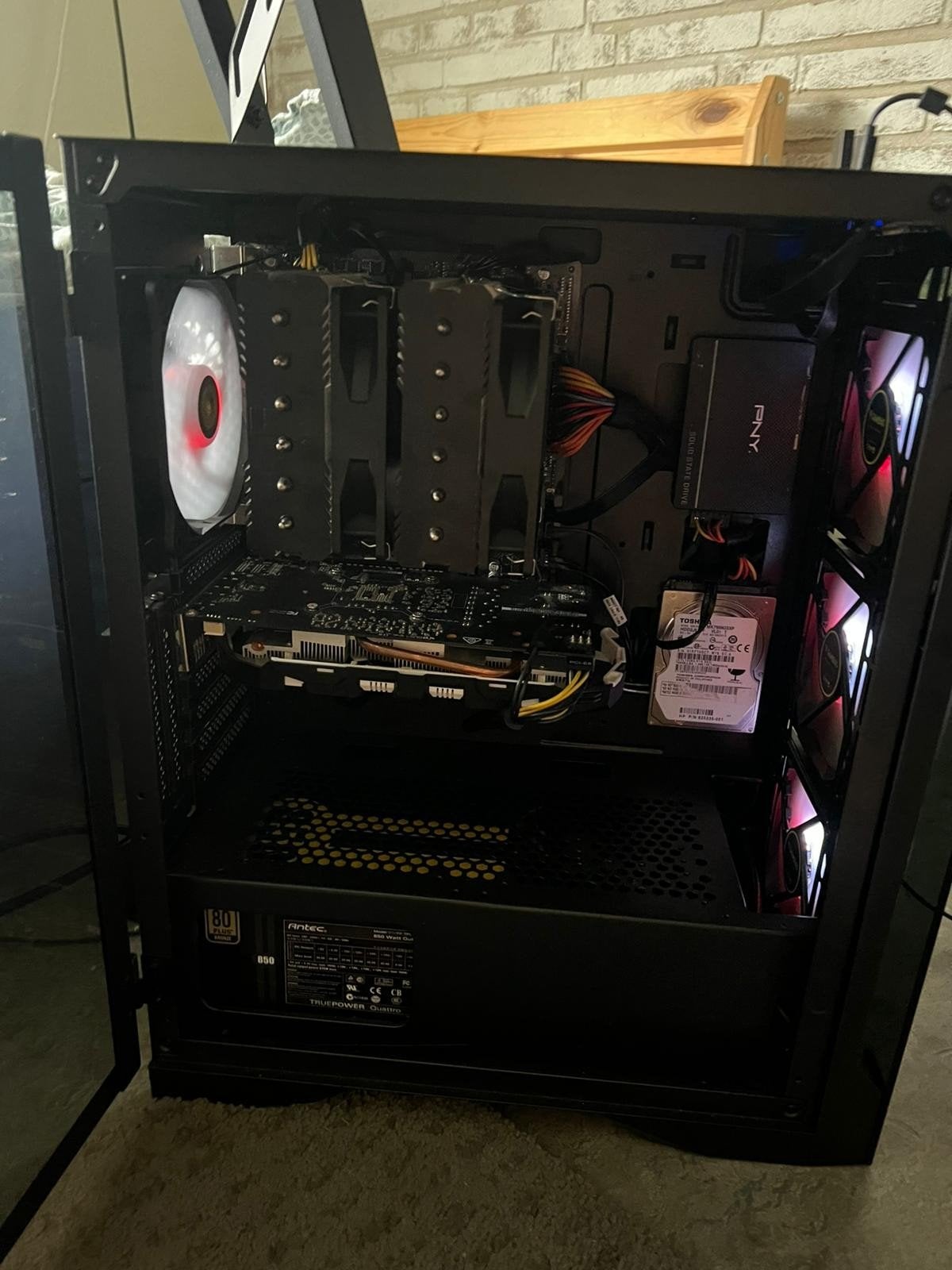 Gaming PC Ryzen 5 5600, GTX 1060 6GB, 16GB DDR4, SSD500/HDD6